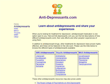 Tablet Screenshot of anti-depressants.com